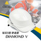 代爾塔(Deltaplus) ABS材質(zhì)帶熒光條反光條 工地工程絕緣安全帽電工防撞耐高溫102018 白色