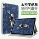 【氣囊款】幸莎 iPad Air2/Air1保護(hù)套9.7英寸蘋果5/6平板電腦保護(hù)殼卡通可愛防摔殼 【氣囊防摔】海軍藍(lán)追星球宇航員 iPad 5/6/Air2/1【9.7英寸】