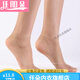任朵0d絲襪女襪短襪薄款夏季腳尖透明無(wú)痕隱形絲短款水晶襪子船襪 自然膚 5雙 均碼