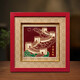 鷺?biāo)囓幦f里長城擺件金箔工藝品中國北京特色禮物文創(chuàng)禮品送外國人紀(jì)念品 萬里長城（寬28厘米*高28厘米）