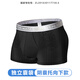 維尼瑪希（VeniMasee）精J索槍彈分離靜脈陰囊托內(nèi)褲提睪曲張內(nèi)褲男冰絲囊袋內(nèi)衣男褲頭 向下款-黑色  XL(推薦體重130-160斤)