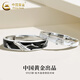 中國(guó)黃金S925銀枯木逢春情侶戒指男女一對(duì)指環(huán)結(jié)婚情人節(jié)生日禮物送女友 枯木逢春情侶對(duì)戒+品牌禮盒