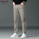 增致牛仔男裝彈力長(cháng)褲 舒適百搭商務(wù)九分休閑褲 卡其 32碼