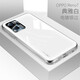 筑鼎 oppo reno7手機(jī)殼鏡頭全包reno7pro玻璃鏡面直邊超薄防摔直邊軟硅膠網(wǎng)紅潮牌男女款 reno7【典雅白】鏡頭全包