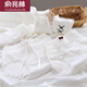 俞兆林【5條裝】純白色棉襠內褲女夏洛麗塔蕾絲邊中腰簡(jiǎn)約甜美可愛(ài)少女學(xué)生女士三角短褲頭 NK491 公主白色系5條裝 均碼（80-125斤）