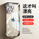 弘卓【帶鏡頭膜】適用蘋果16pro手機(jī)殼iphone16Pro手機(jī)殼透明電鍍無邊框超薄防摔簡約男女款 鈦黑色