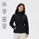 KOLON SPORT/可隆輕量羽絨服 女子戶(hù)外商務(wù)通勤防風(fēng)防潑水高蓬鵝絨外套 LKDJ4WT568-BK 黑色 M (165/88A)