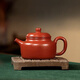 月壺茗清宜興紫砂壺純手工功夫茶具原礦小煤窯朱泥小品泡茶壺小容量德鐘壺 德鐘壺