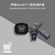 廣齊信適用聲闊aerofit2保護套聲闊飛躍線(xiàn)Air開(kāi)放式無(wú)線(xiàn)藍牙耳機保護殼透明聲闊AeroFit 2耳機保護套軟盒 黑色白眼+捂臉黑皮卡丘 聲闊AeroFit 2