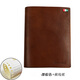意大利頭層牛皮A4a567B5真皮活頁(yè)筆記本日記本硬皮本子手賬本定制 深棕色+橫線(xiàn)紙 A5