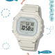 卡西歐（CASIO）嫩色復(fù)古運(yùn)動小方塊ins百搭休閑防水表W218HC-4A2/2A 8A 電子表 W-218HC-8A 【附加貼膜】