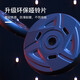 歐耐德環(huán)保足重包膠啞鈴片杠鈴片搖臂配重片 10kg一片【孔徑約30mm】