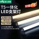 雷士照明T5燈管LED長(cháng)條燈管大功率支架一體化家用日光燈高亮節能燈管1361 0.6米【10W白光】