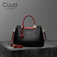 Cuud母親節禮物中年媽媽包女士包包大容量女大氣成熟婆婆包時(shí)尚手提包 黑色