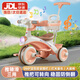 貝趣兒童三輪車(chē)1-3歲腳踏車(chē)寶寶遛娃神器嬰兒推車(chē)溜溜車(chē)三合一手推車(chē) 【安全護(hù)欄+靠背+轉(zhuǎn)向手推桿】 粉 推騎兩用0-6歲溜娃小孩自行車(chē)