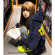 紫蒙衛衣外套秋冬款女加絨加厚學(xué)生春秋冬季2024新款寬松女生秋季衣服 藏青色韓版薄款春秋款 均碼（可備注碼數）