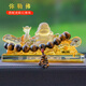 齊選汽車(chē)擺件中控臺高檔男士車(chē)內飾品琉璃彌勒佛車(chē)載香水擺件一路平安 琉璃飄逸佛【香水+虎眼石佛珠】
