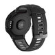 主典佳明手表235表帶透氣液態(tài)硅膠Garmin Forerunner735XT/235L/230/620 黑配灰【升級版雙色方孔表帶】 Forerunner235/235L表帶送螺絲刀