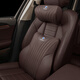 FORSSK適用寶馬新3系5系7系X1X2iX3X4X5lX6汽車頭枕腰靠護(hù)頸枕墊內(nèi)飾品 寶馬頭枕1+腰靠1 【摩卡棕】1套