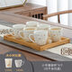 集雅斯茶杯陶瓷帶把水杯瓷杯杯瓷喝水瓷器杯瓷器茶碗家用杯子套裝茶具 6個(gè)小號雅致杯（均不含托盤(pán)） 無(wú)