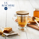 LA ROCHERE 法國制造拿破侖蜜蜂玻璃帶柄茶杯禮盒套裝辦公室泡茶 蜜蜂帶蓋茶杯禮盒 含濾網(wǎng)