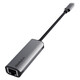 聯(lián)想（thinkplus）Type-C轉千兆網(wǎng)口RJ45網(wǎng)線(xiàn)接口家用辦公支持校園網(wǎng)即插即用免驅 適用于電腦手機平板 LRC2 15cm