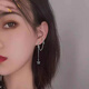 歐陽(yáng)先生一耳兩洞耳環(huán)女925銀針雙耳洞連體耳釘一體式耳骨耳 雙耳洞C款GSF-A06-203-22 一對(duì)