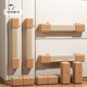 HIHIDEFRIENDST型抽屜把手防撞角保護(hù)套衣柜家具櫥柜門(mén)防磕碰防劃手硅膠防護(hù)套 可可棕（左+右）*8對(duì)
