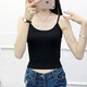 VKSK吊帶背心女生打底內(nèi)衣少女抹胸學(xué)生運(yùn)動(dòng)女式無袖韓版白色 黑色（女式必備） 均碼(85斤-105斤可穿）