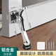 維諾亞二代新款免打孔腳踏門(mén)檔器肯德基腳踩門(mén)擋商鋪門(mén)定位器 銀色【帶帶膠和螺絲】 適應(yīng)門(mén)縫8厘米以?xún)?nèi)