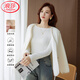 浪莎打底衫女春秋款長(cháng)袖T恤圓領(lǐng)修身內搭顯瘦簡(jiǎn)約純色顯胸大打底上衣