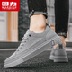 回力【廠(chǎng)牌】上海男鞋冰絲透氣老北京布鞋男款一腳蹬休閑帆布板鞋 灰色 39