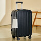 袋鼠（KANGAROO）拉桿箱女大容量箱行李箱萬(wàn)向輪旅行箱小型密碼登機箱高顏值男學(xué)生 黑色（基礎掛鉤款） 20英寸 （輕便可登機箱）