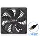 零度世家電腦USB散熱小風(fēng)扇 寵物箱降溫 光貓 路由器機頂盒硬盤(pán)5v外置散熱排風(fēng)扇機箱12cm 8cm 14厘米 靜音 12cm USB風(fēng)扇+金屬防護罩