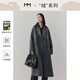 麥檬【絨系列】MM麥檬商場(chǎng)同款22冬羊毛雙面呢長(cháng)毛呢大衣女 深灰 S 155/80A建議105-120斤拍