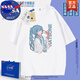 NASA ABOUT動(dòng)漫聯(lián)名初音未來(lái)t恤寬松ins情侶款短袖可愛(ài)百搭男女夏季純棉 白色-N1506-初音未來(lái) 2XL (正版高質(zhì)量)
