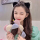 念凝洗臉頭箍女甜美可愛日韓風(fēng)格發(fā)箍學(xué)生卡通貓耳朵壓發(fā)發(fā)卡 貓耳黑色