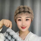 芳嬪遮白發(fā)帽子薄款五十歲女士帽包頭頭巾2024新款時(shí)尚帽春夏洋氣玫瑰 咖色 玫瑰花遮白發(fā)帽升級版 可調節
