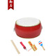 御馬（YU MA）8寸小鼓 牛皮鼓兒童小鼓大鼓堂鼓鑼鼓 樂器鼓 兒童敲鼓玩具鼓