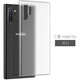 今舞 適用三星note10+手機殼超薄磨砂全包防摔硬殼男女款通用商務(wù)PP半透明外殼保護套 Note10+ 透明白