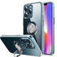 cancel 蘋果13手機(jī)殼透明硅膠iphone13promax車載磁吸支架一體鏡頭全包防摔保護(hù)套 蘋果13Promax【透明】指環(huán)一體手機(jī)殼
