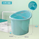 兒童洗澡桶寶寶泡澡桶嬰兒可坐浴桶浴盆家用小孩大號洗澡盆沐浴桶 天藍一體凳【0-8歲】