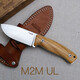 LIONSTEEL 意大利lionsteel鋼獅M2高硬度M390戶(hù)外直刀生存刀 M2M UL