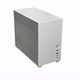 SKTC 星開天HX100可手提全鋁MATX游戲臺式電腦機箱SFX/ATX電源黑色銀色機箱 銀色雙鋁+ATX電源架+風(fēng)扇架（無手提）