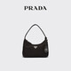 PRADA/普拉達【禮物】女士Re-Nylon Re-Edition 2000迷你手袋女包 黑色