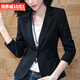 DGPZ小西裝女商務休閑小DGPZ西服OL通勤短外套英倫風小西裝YZH9506 黑色9506長 2XL