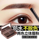 雅琪諾眉粉防水防汗不掉色脫色野生眉易上色不暈染持久上色修容立體眉粉 暖茶色#1盒