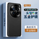 利際vivox200pro手機殼真皮新款vivox200金屬鏡頭精孔全包商務(wù)防摔保護套超薄輕奢高端商務(wù)防指紋外殼 vivox200Pro【黑色】真皮金屬鏡頭