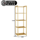 服裝店展示架落地式掛衣架貨架女裝店鐵藝中島陳列架金色衣服架子 五層架