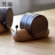 梵瀚（FANHAN）實(shí)木杯墊創(chuàng)意可愛防滑防燙四杯托家用茶道擺件茶具茶杯墊送女友 一只蝸牛（含4個(gè)杯墊）